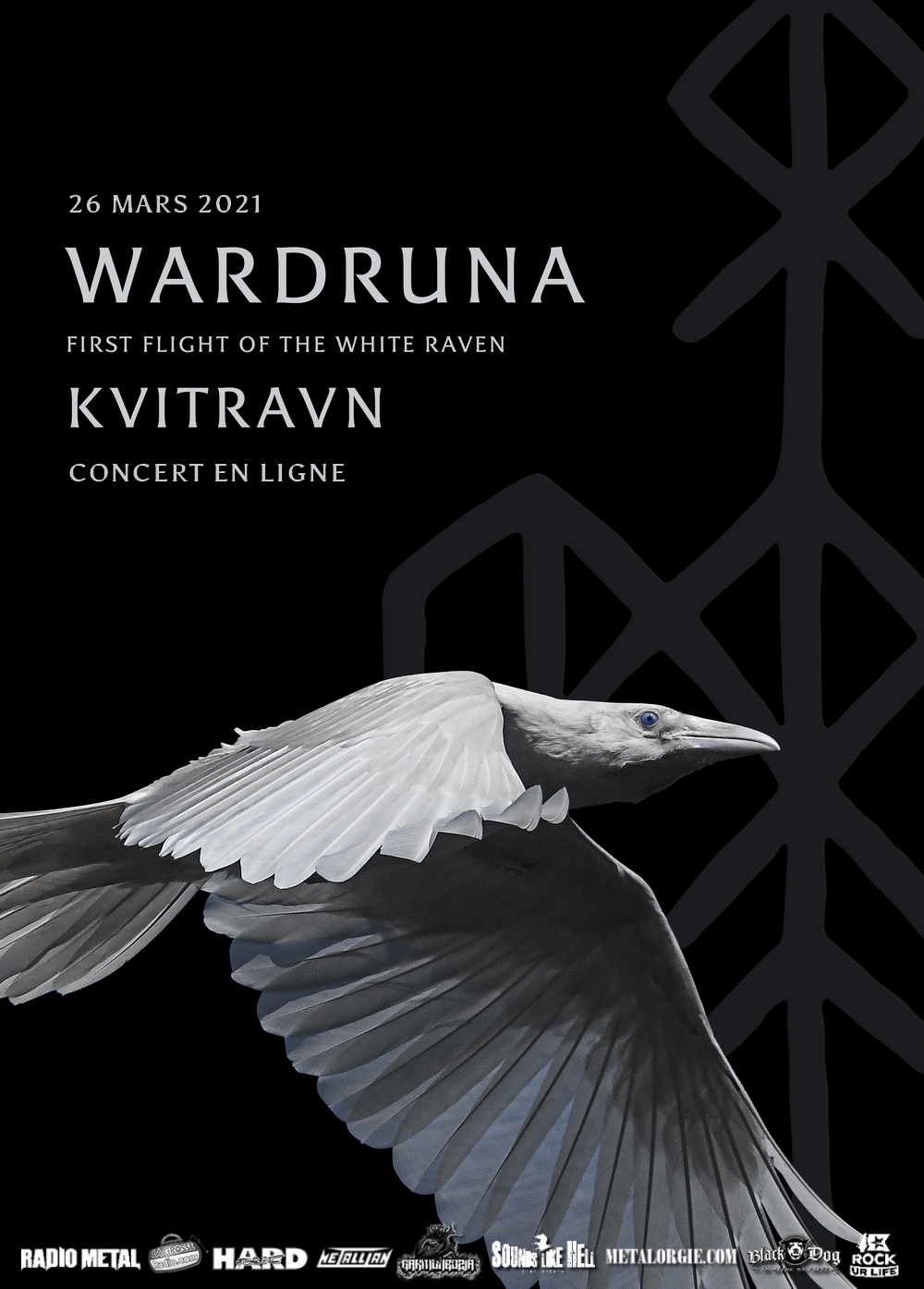 Annonce de concert : WARDRUNA “First Flight of the White Raven”