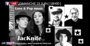 Concert en direct : JacKnife & The Honey Pie (Tribute Mc.Cartney)