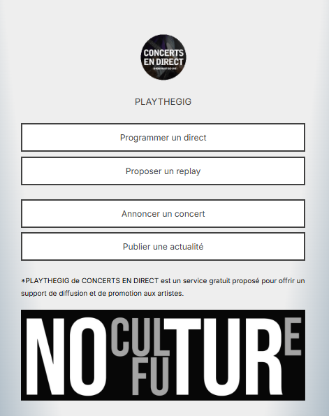 « Play the game, play the GIG »