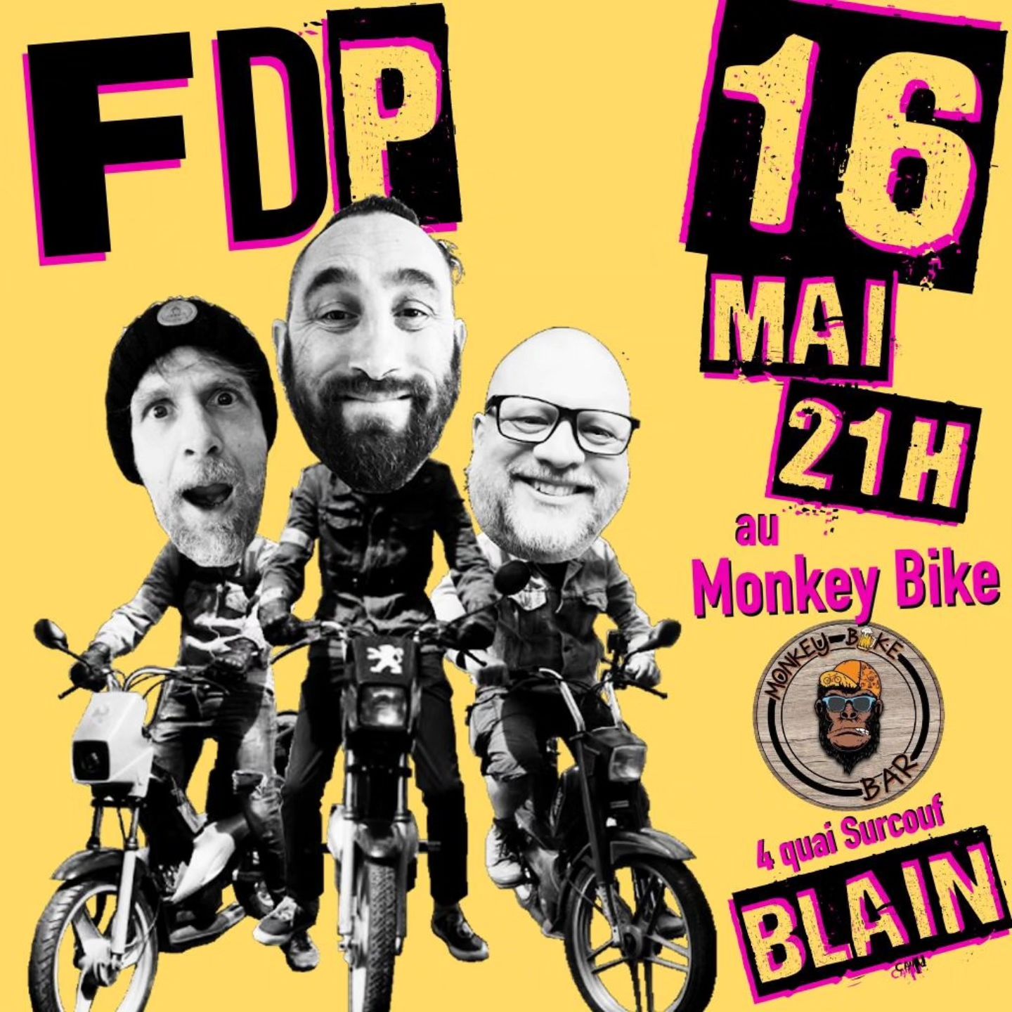 Concert FDP Punk Rock au Monkey Bike Bar
